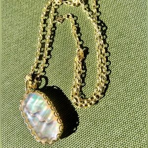 Kendra Scott White Pendant Necklace